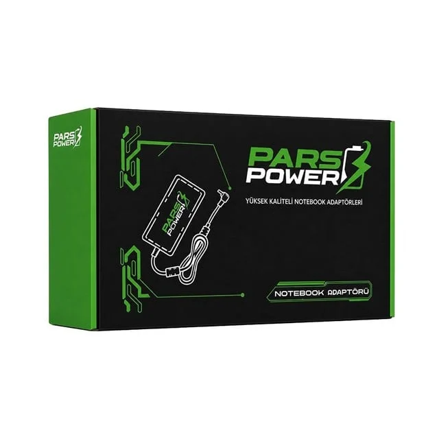 Parspower PRS-038 Plastik Kasa 15V 6A 90W (6.3-3.0mm) Standart Notebook Adaptör görsel 4
