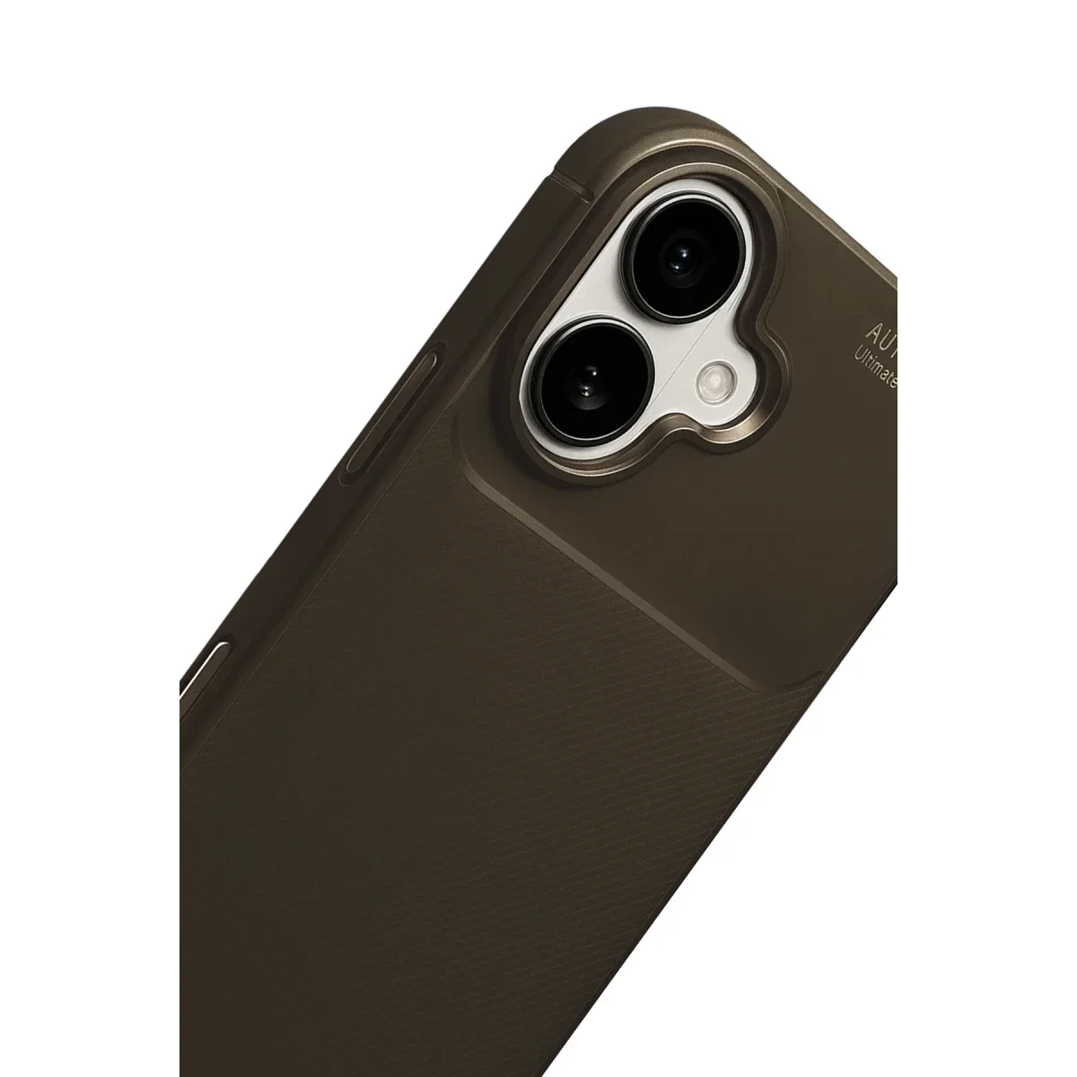 Apple iPhone 17 Auto Focus Karbon Kapak - Kahverengi görsel 4