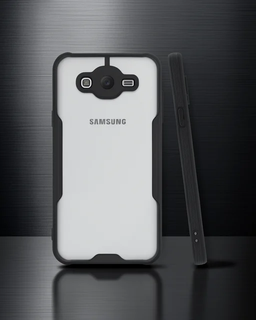Samsung Galaxy J7 Kılıf Platin Silikon - Siyah