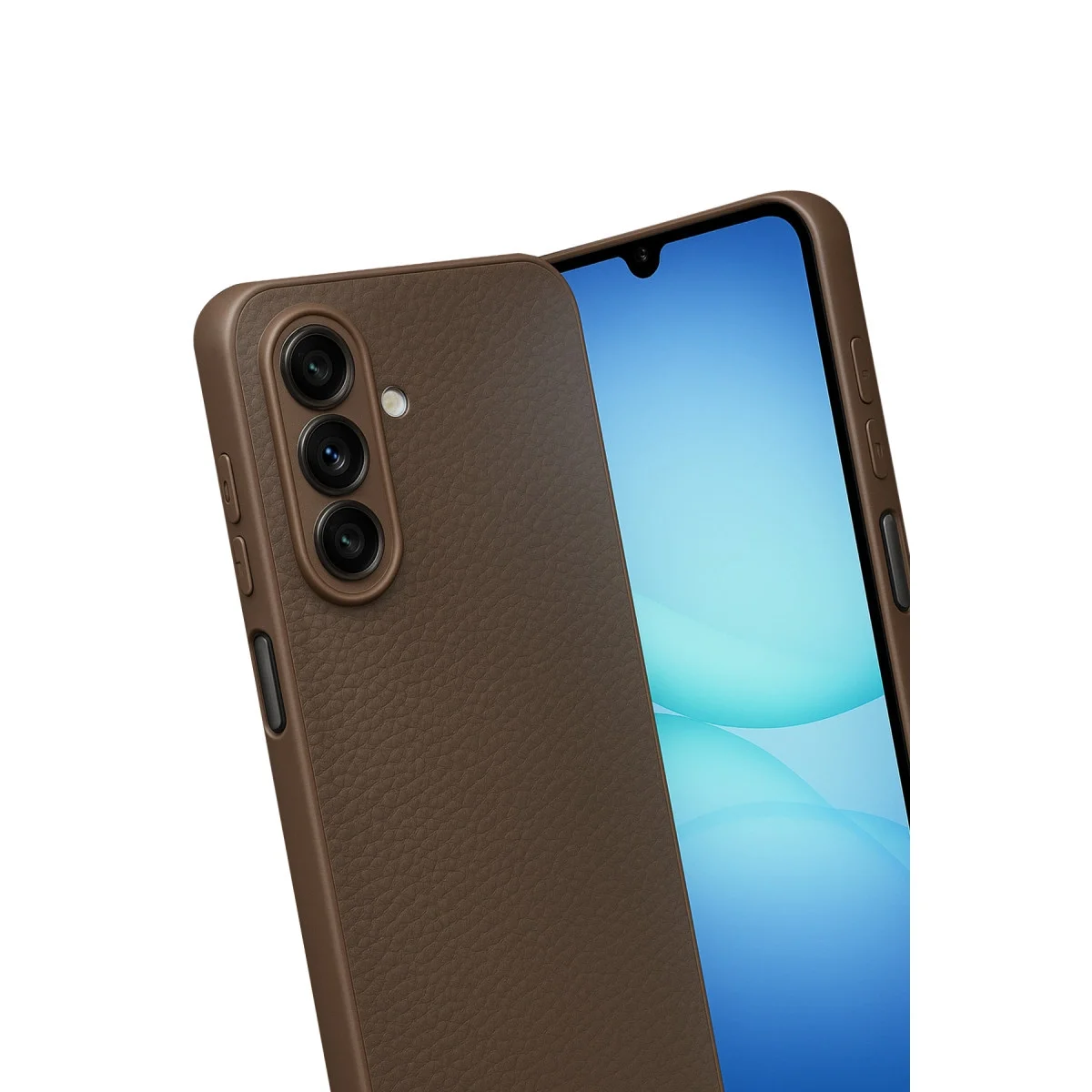 Samsung Galaxy A17 5g Thermax Silikon Kılıf - Kahverengi görsel 2