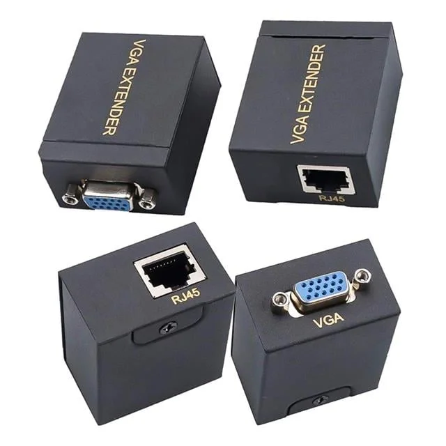 PM-17297 VGA CAT5-CAT6 60 Metre Extender Uzatıcı görsel 2