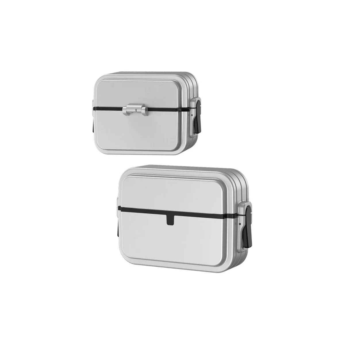 Apple Airpods 3 (3.nesil) 404 Kilitli Kılıf - Gri görsel 2
