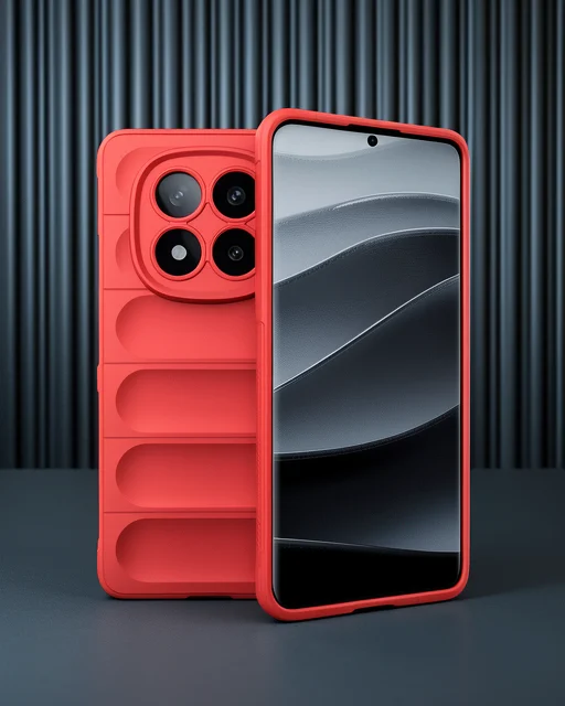 Xiaomi Redmi Note 14 Pro 4g Kılıf Optimum Silikon - Kırmızı