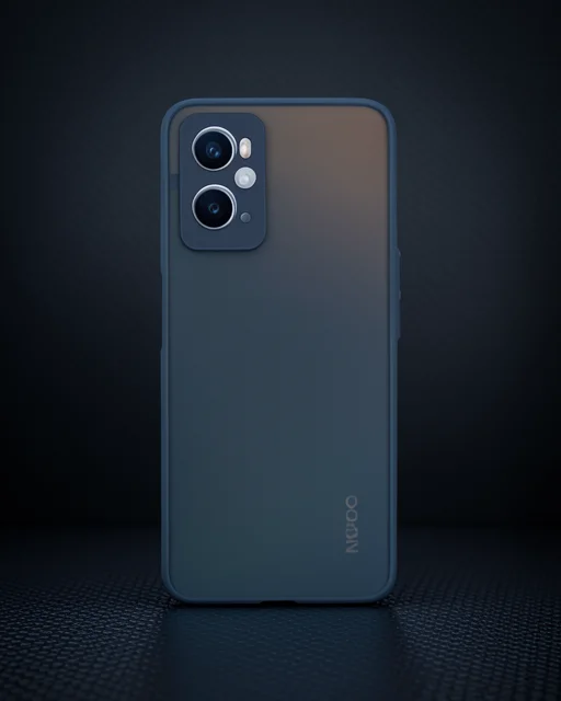 Oppo A96 Kılıf Montreal Silikon Kapak - Lacivert