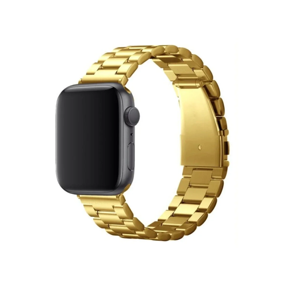 Apple Watch 42mm Metal Baklalı Kordon - Gold görsel 2