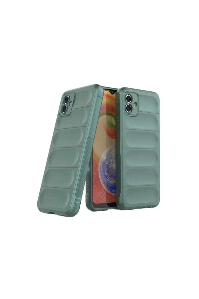 Samsung Galaxy A06 Kılıf Optimum Silikon - Koyu Yeşil görsel 2