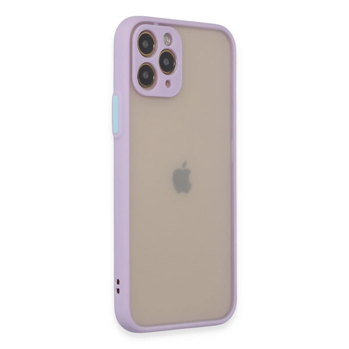 Apple İphone 11 Pro Kılıf Montreal Silikon Kapak - Mor görsel 2