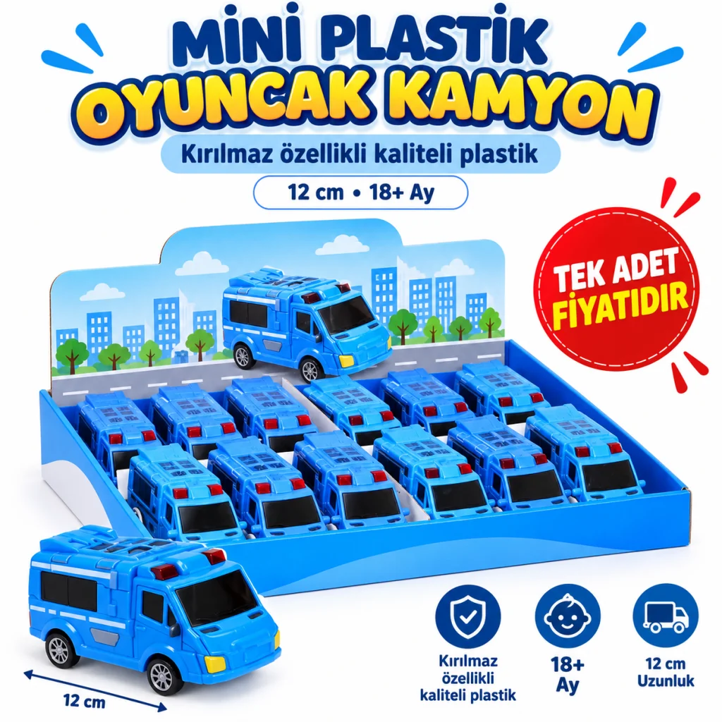 URT004-04 BY ŞEHRİN KIRILMAZLARI SÜRMELİ JANDARMA (adet fiyatıdır) görsel 2