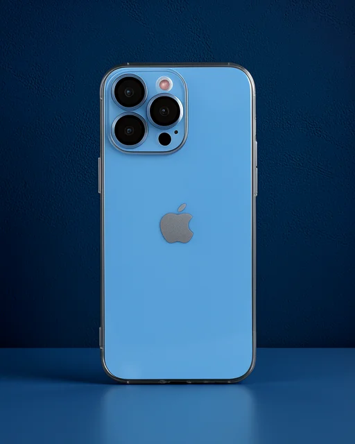Apple İphone 13 Pro Max Kılıf Luko Lens Silikon - Sierra Blue