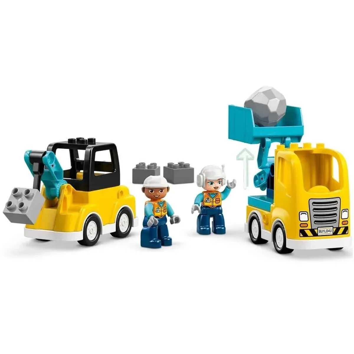 10475 Lego Duplo 3ü1 arada İnşaat Araçları 22 parça +2 yaş görsel 3
