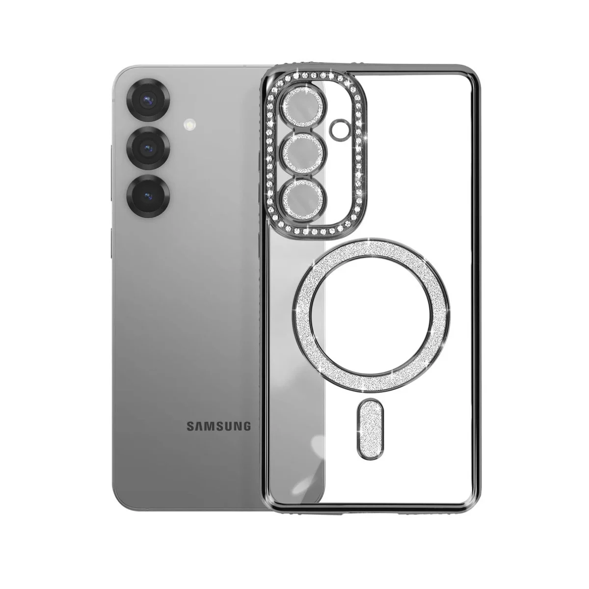 Joko Samsung Galaxy S26 Plus Joke Simli Magneticsafe Kılıf - Siyah görsel 3