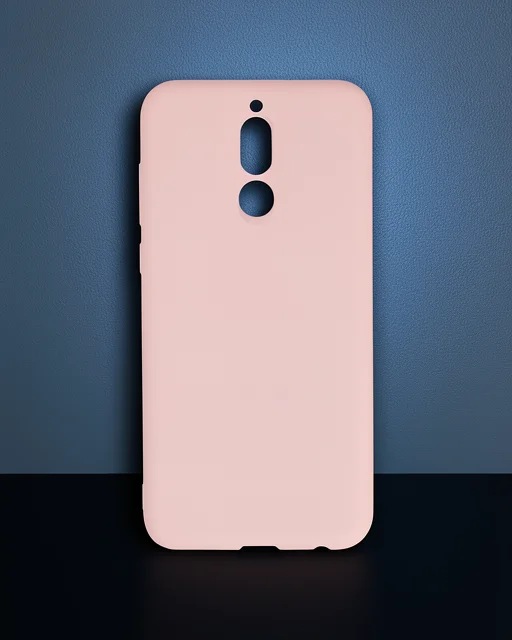Huawei Mate 10 Lite Kılıf Nano İçi Kadife Silikon - Pudra