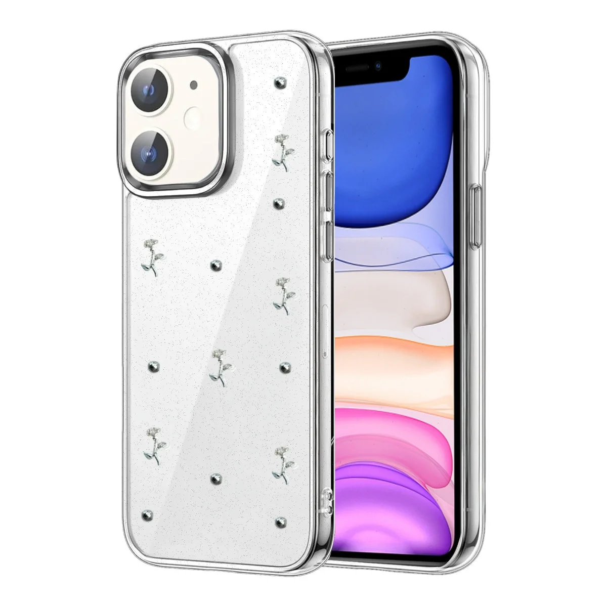 Apple İphone 11 Fiyonk Desenli Kapak - Desen 4