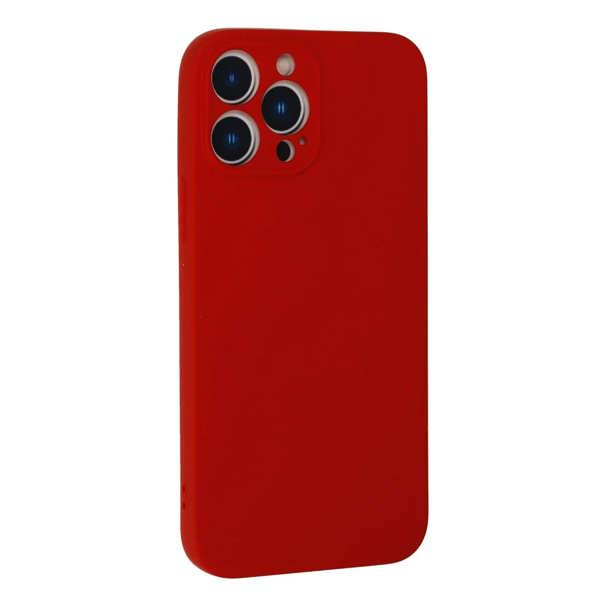 Apple İphone 13 Pro Kılıf Nano İçi Kadife Silikon - Kırmızı görsel 3