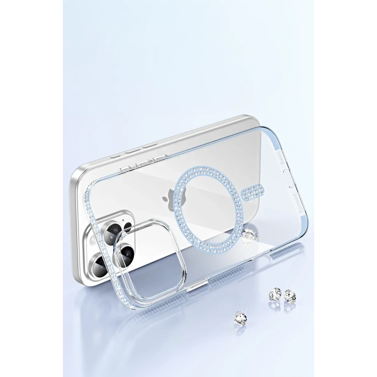 Joko Apple iPhone 14 Pro Max Move Taşlı Magsafe Kapak - Siyah görsel 3