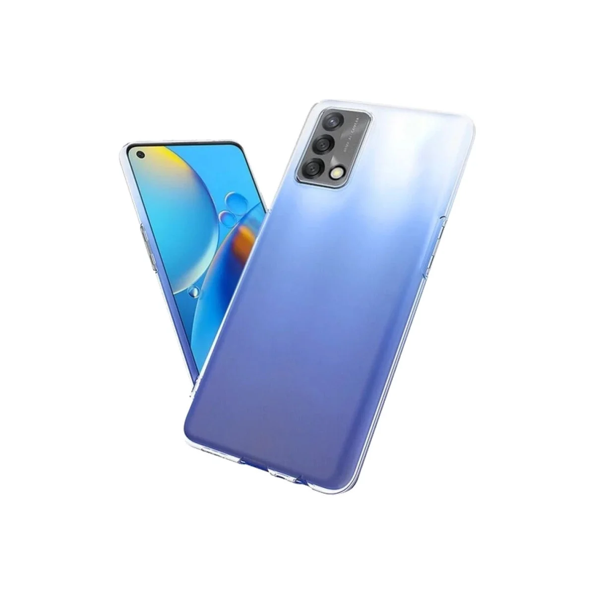 Oppo A74 4g Kılıf Lüx Şeffaf Silikon görsel 4