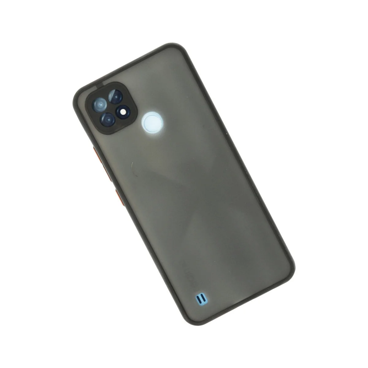 Realme C21 Kılıf Montreal Silikon Kapak - Siyah görsel 2