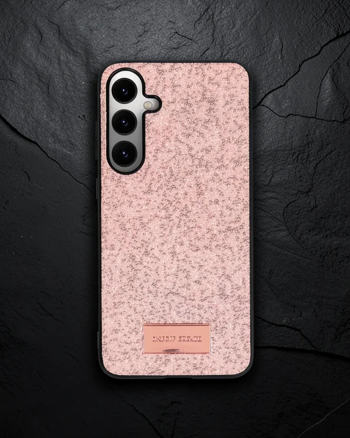 Onegif Samsung Galaxy A25 5g Bright Simli Kapak - Pembe
