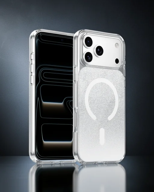 Onegif Apple İphone 17 Pro Sora Simli Magsafe Kapak - Beyaz