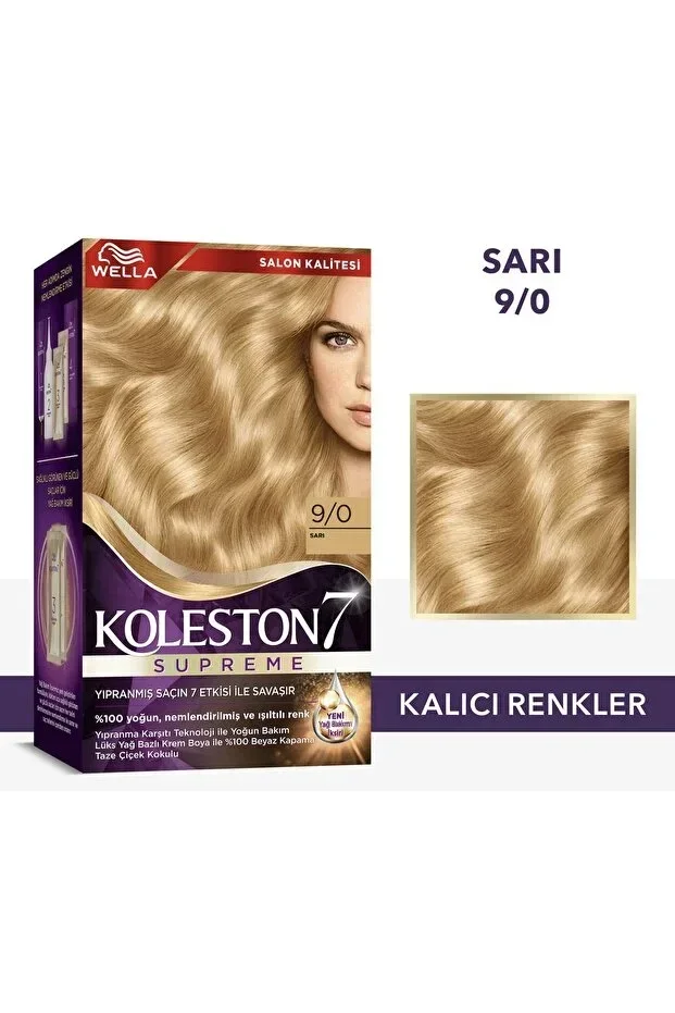 Koleston Kit Saç Boyası - 9/0 Sari