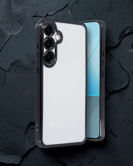 Samsung Galaxy S25 Kılıf Razer Lensli Silikon - Siyah