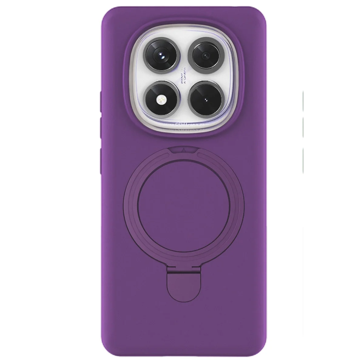 Xiao Red Note 14 Pro 4g Regal Magsafe Standlı Kapak - Derin Mor görsel 3