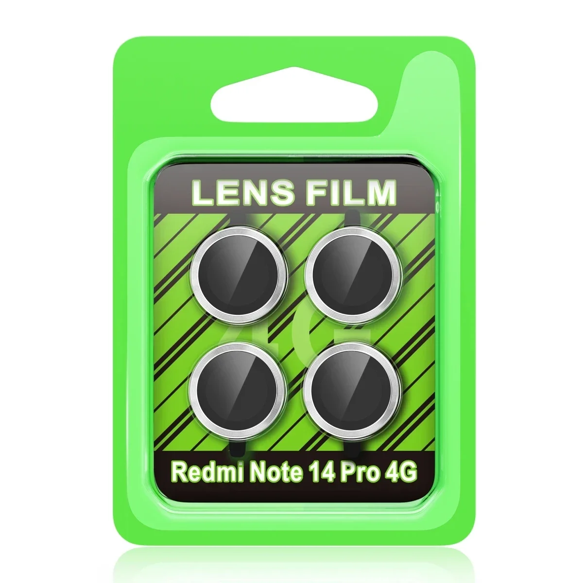 Xiao Red Note 14 Pro 4G Raze Metal Kamera Lens - Gümüş görsel 3