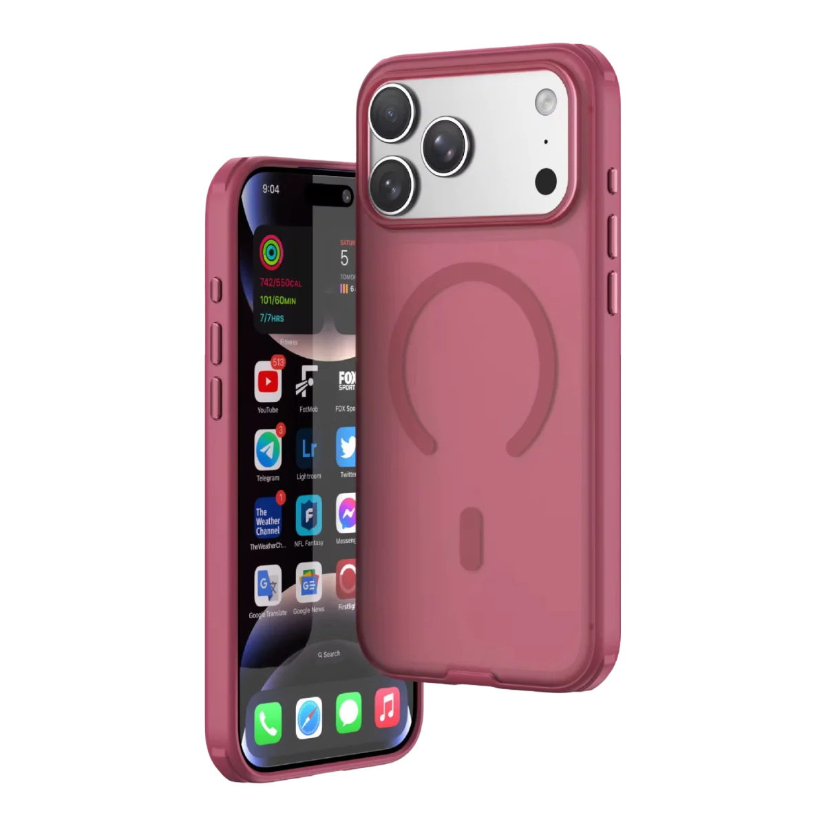 Joko Apple iPhone 18 Pro Max/17 Pro Max Mim Magsafe Kapak - Bordo