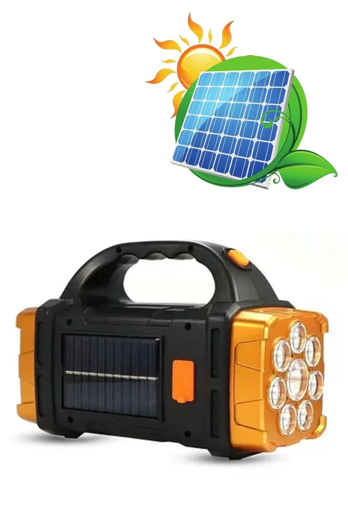 Çok Fonksiyonlu Elde Güneş Enerjili Lamba – 38W görsel 8