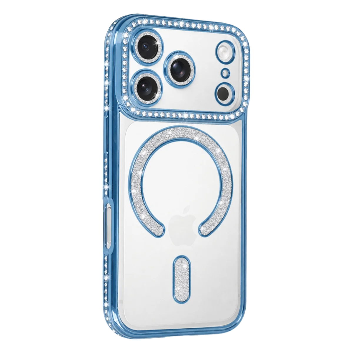 Apple iPhone 18 Pro Joke Simli Magneticsafe Kılıf - Sierra Blue görsel 2