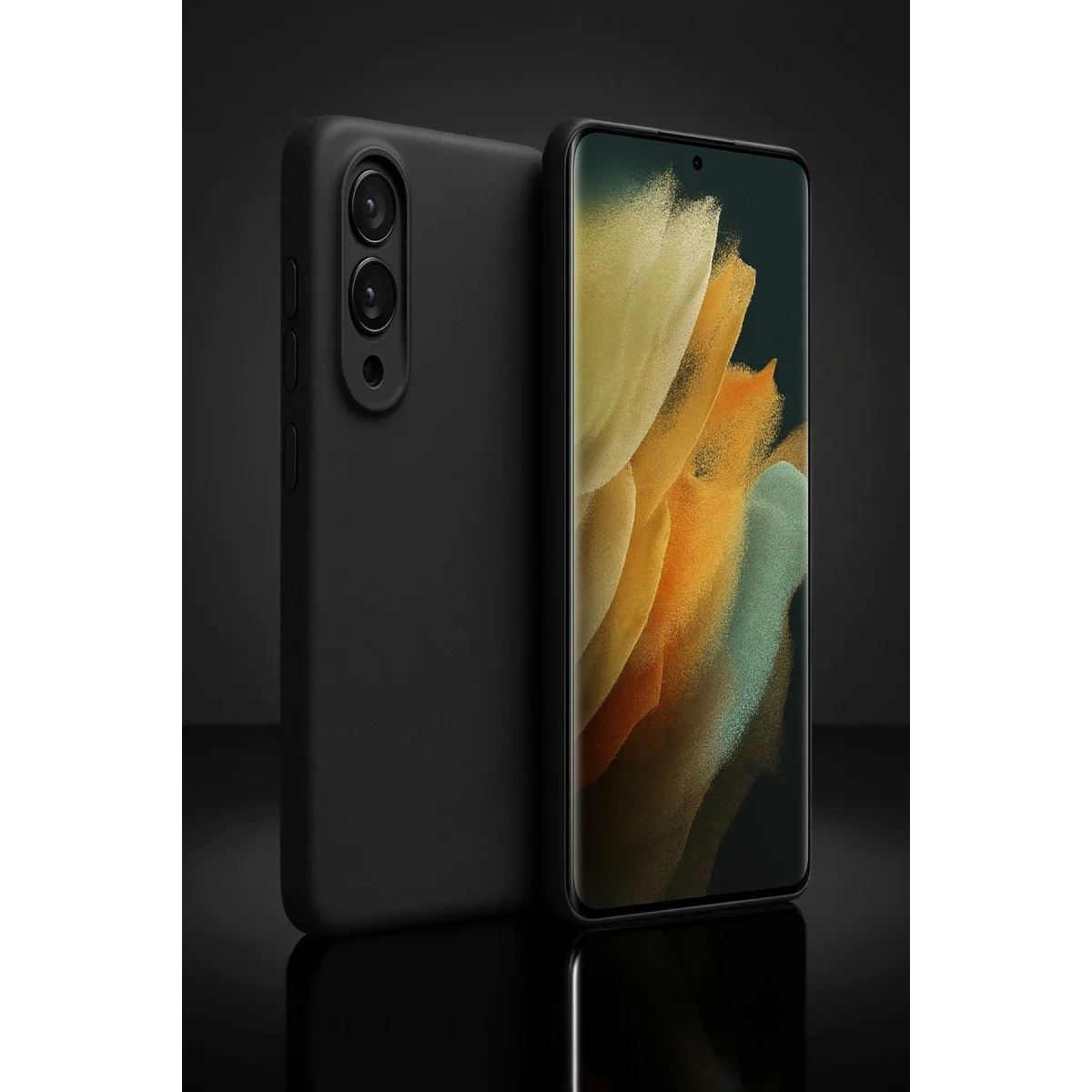 Samsung Galaxy S25 Edge First Silikon - Kahverengi görsel 3