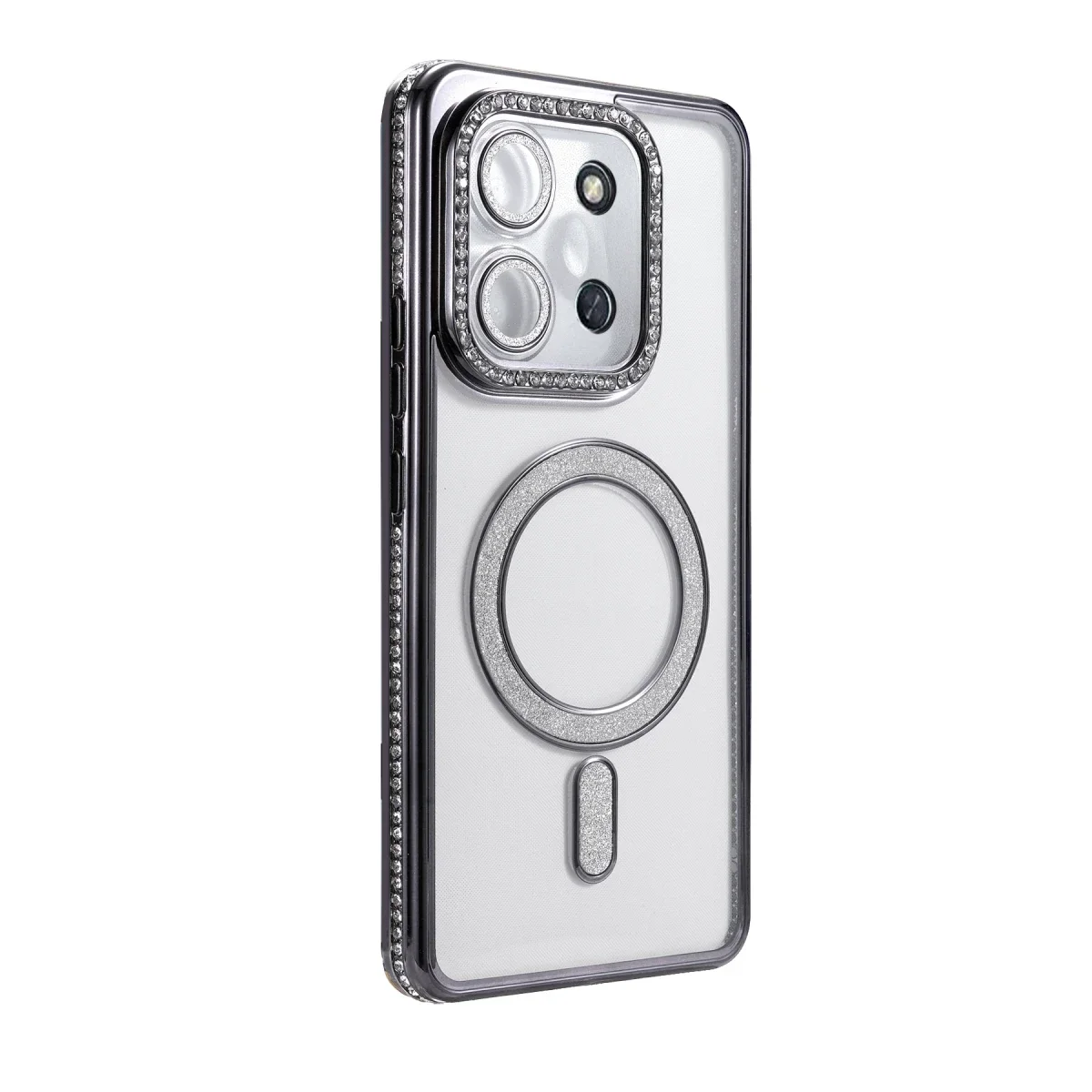Xiaomi Redmi 15C 4G Joke Simli Magneticsafe Kılıf - Siyah görsel 3