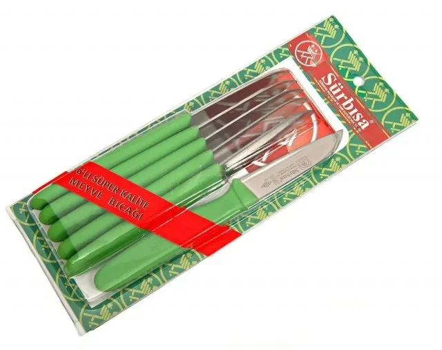 61007 - Sürmene Meyve Bıçağı 7,5 Cm 6 Lı görsel 2