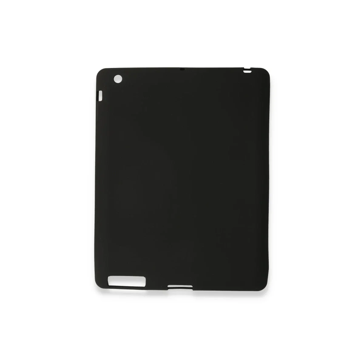 Apple iPad 4 9.7 Kılıf Evo Tablet Silikon - Siyah