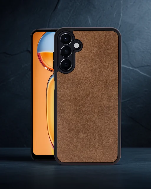 Samsung Galaxy A25 5g Kılıf Aras Deri Kapak - Taba