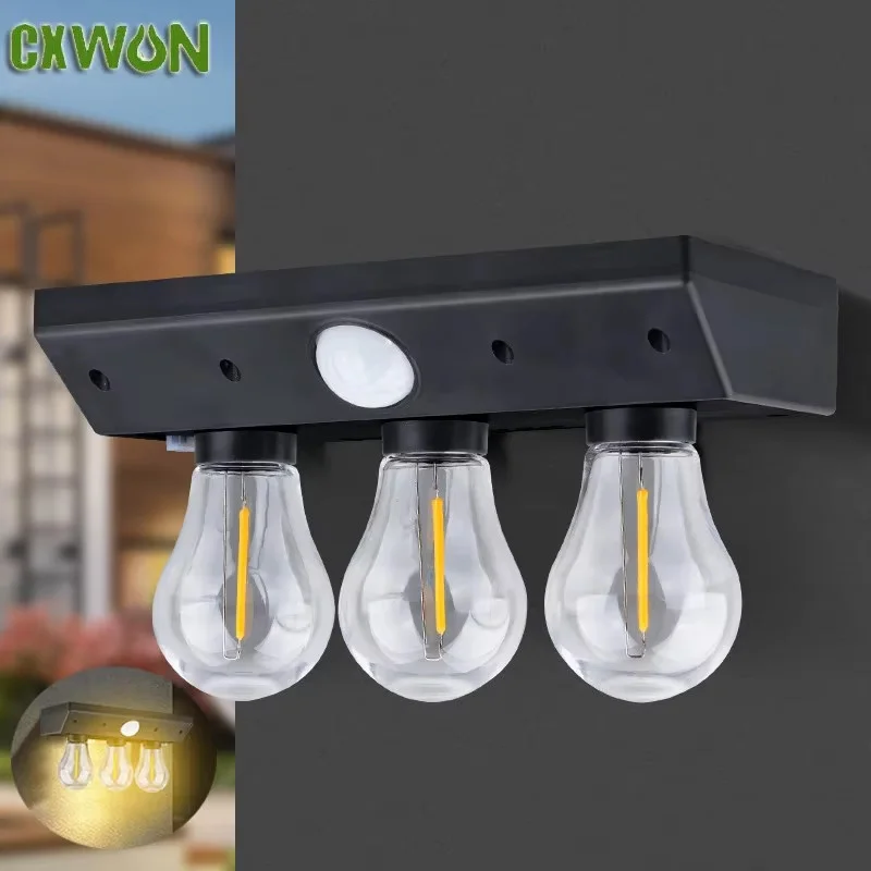 YT-819 3 Watt Suya Dayanıklı Hareket Sensörlü Solar LED Lamba görsel 4
