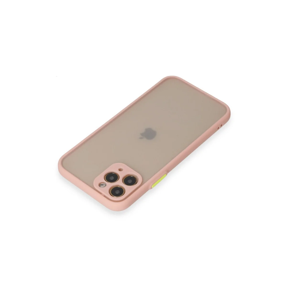 Apple İphone 11 Pro Kılıf Montreal Silikon Kapak - Pembe görsel 3