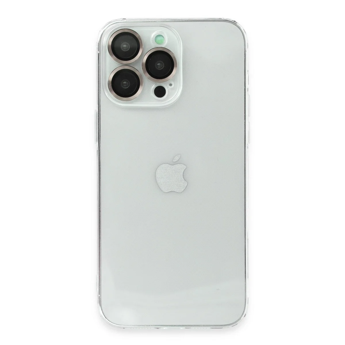 Apple İphone 13 Pro Kılıf Luko Lens Silikon -yeşil