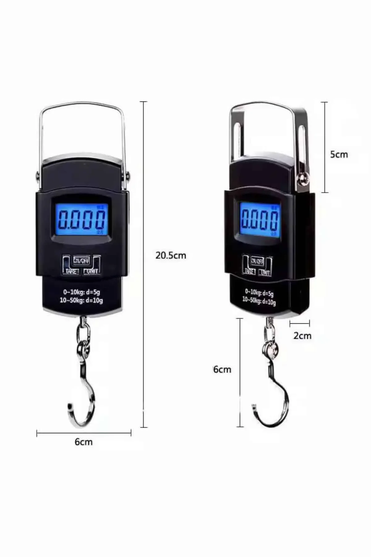 El Kantarı Dijital El Terazisi 50 Kg Kapasiteli LCD Ekranlı görsel 5