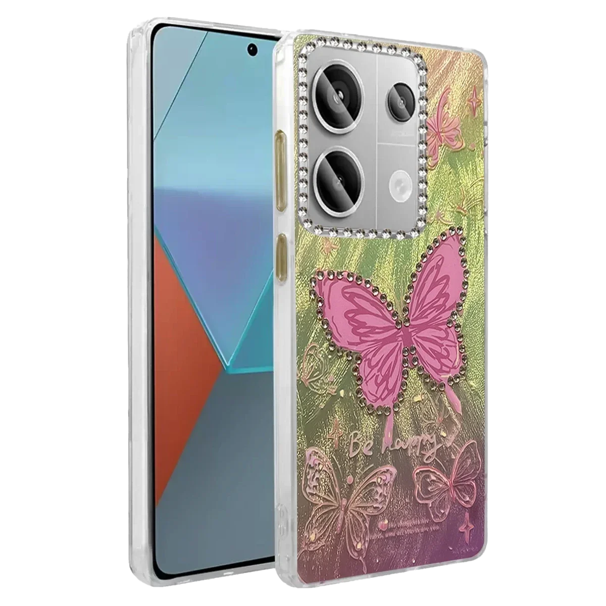 Xiaomi Redmi Note 13 Pro 4G Kılıf Blade Aynalı Desenli Kapak - Desen 5
