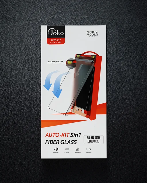 Joko Samsung Galaxy S23 Ultra Autokit 5in1 Fiber Hayalet Cam Ekran Koruyucu