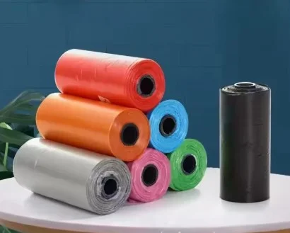 Köpek Dışkı Poşeti 4lü Düz Renk Set görsel 2