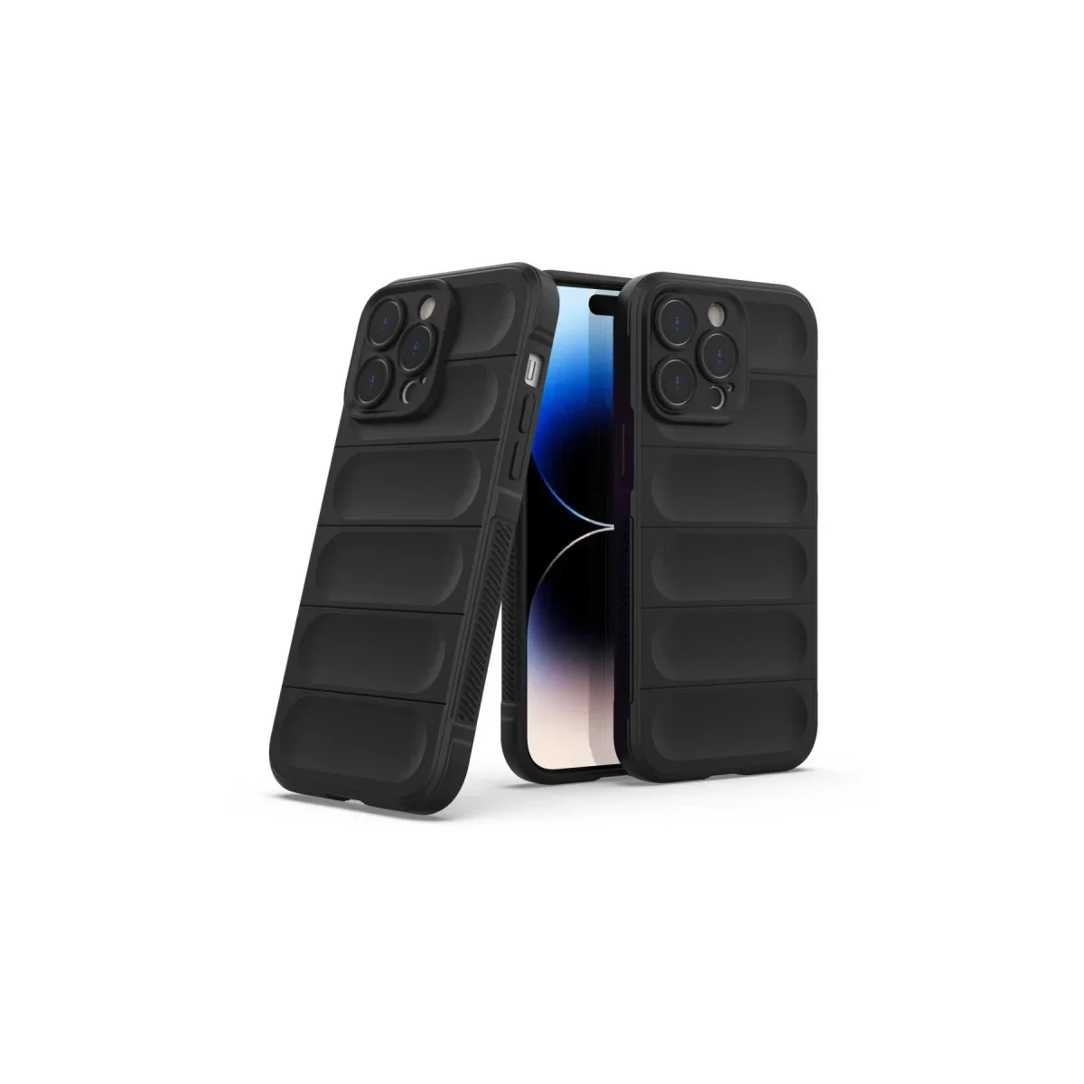 Apple iPhone 14 Pro Max Kılıf Optimum Silikon - Siyah görsel 2