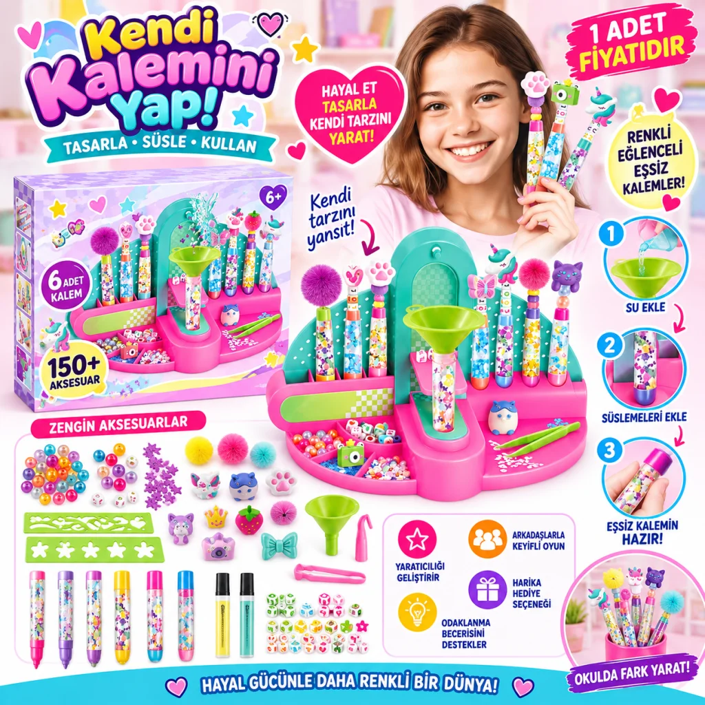 28823 Hobi Set Style 4EVER 3IN1 Kalem Fabrikası görsel 3