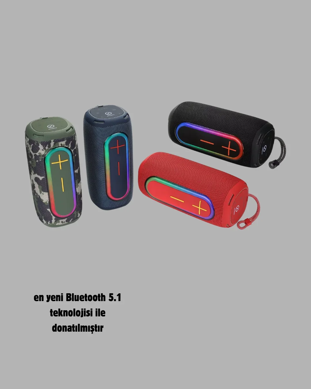 Yeni Nesil Bluetooth 5.1 Hoparlör – Güçlü Ses, Hızlı Bağlantı, Uzun Pil Ömrü görsel 3