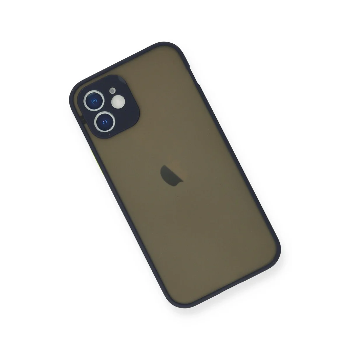Apple İphone 12 Mini Kılıf Montreal Silikon Kapak - Lacivert görsel 3
