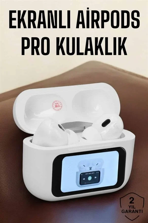 Kablosuz Yeni Nesil Bluetooth Bağlantılı Dokunmatik Ekranlı Kulak İçi Pro görsel 2