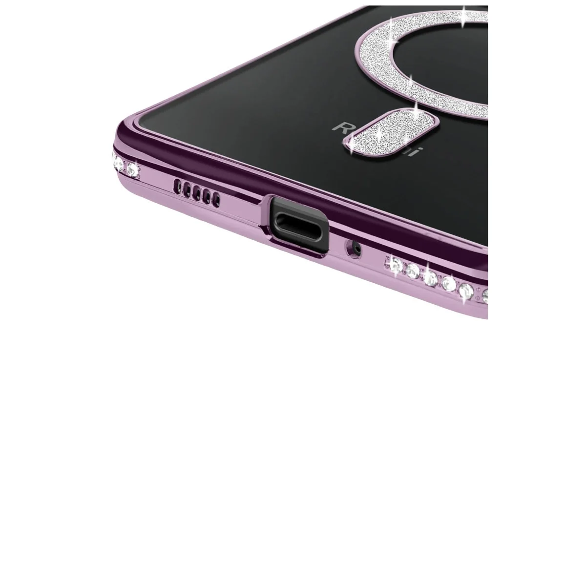 Xiao Red 14c Joke Simli Magneticsafe Kılıf - Derin Mor görsel 3