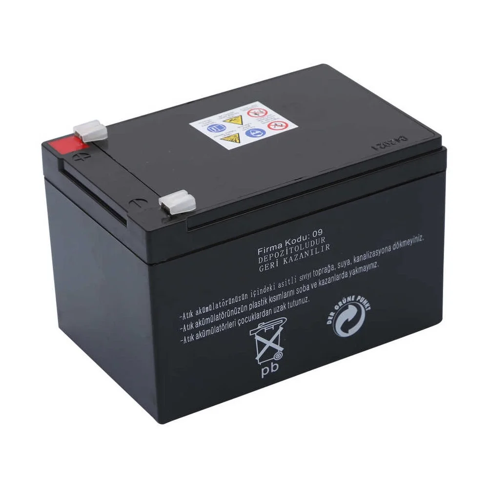 AX12-12 12V 12Ah Akü görsel 3