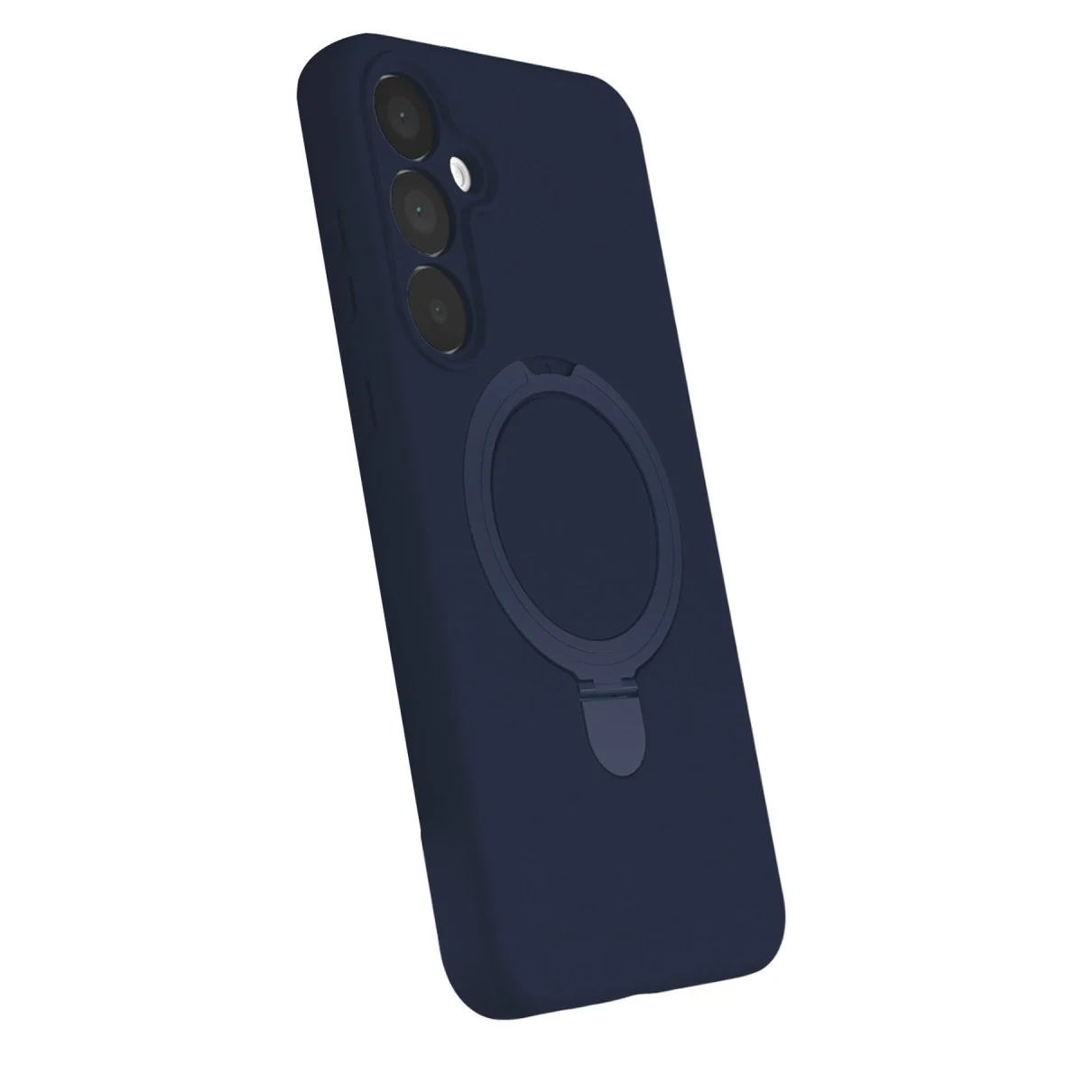 Samsung Galaxy A16 5g Regal Magsafe Standlı Kapak - Lacivert görsel 2
